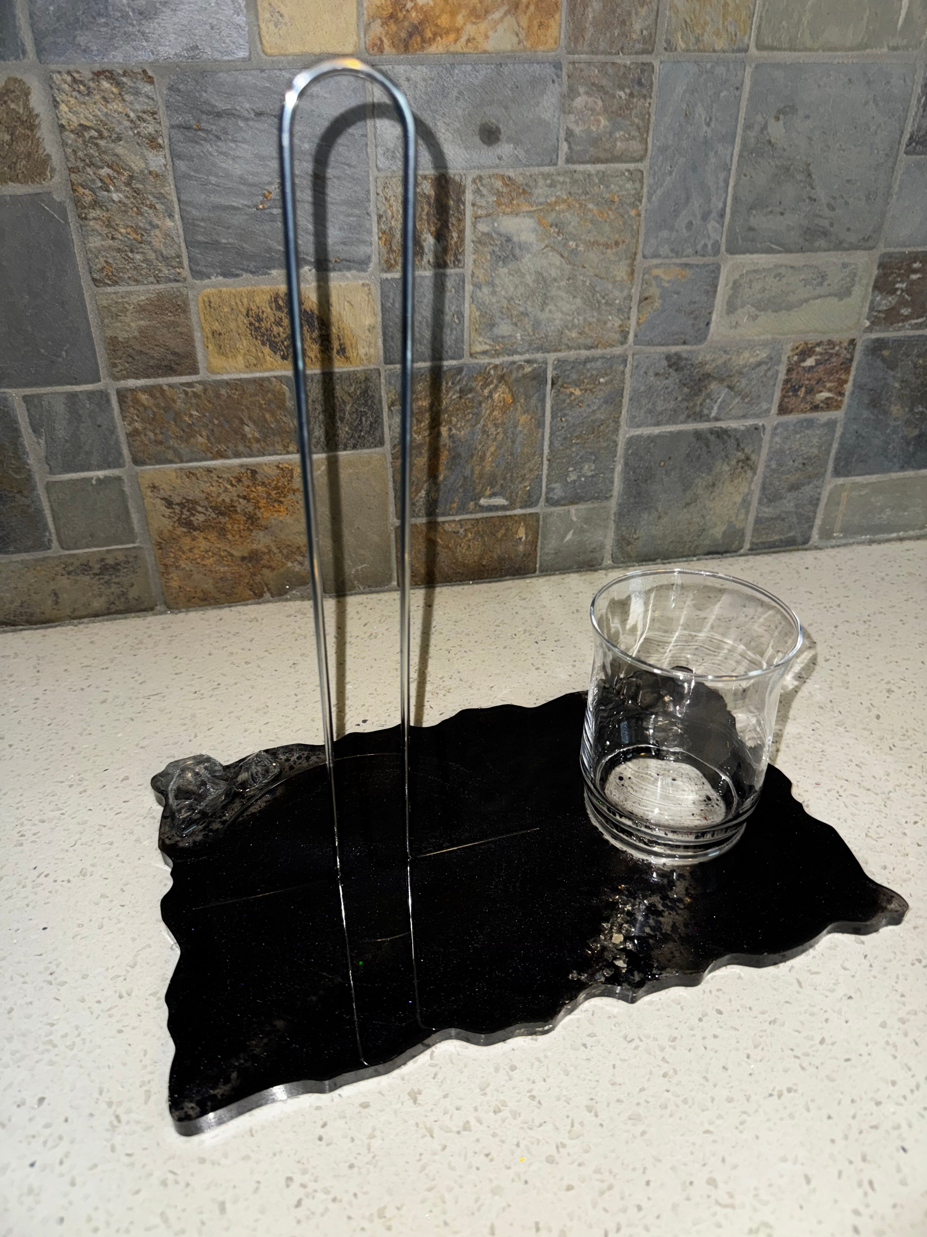 Custom Resin Paper Towel Holder Tray