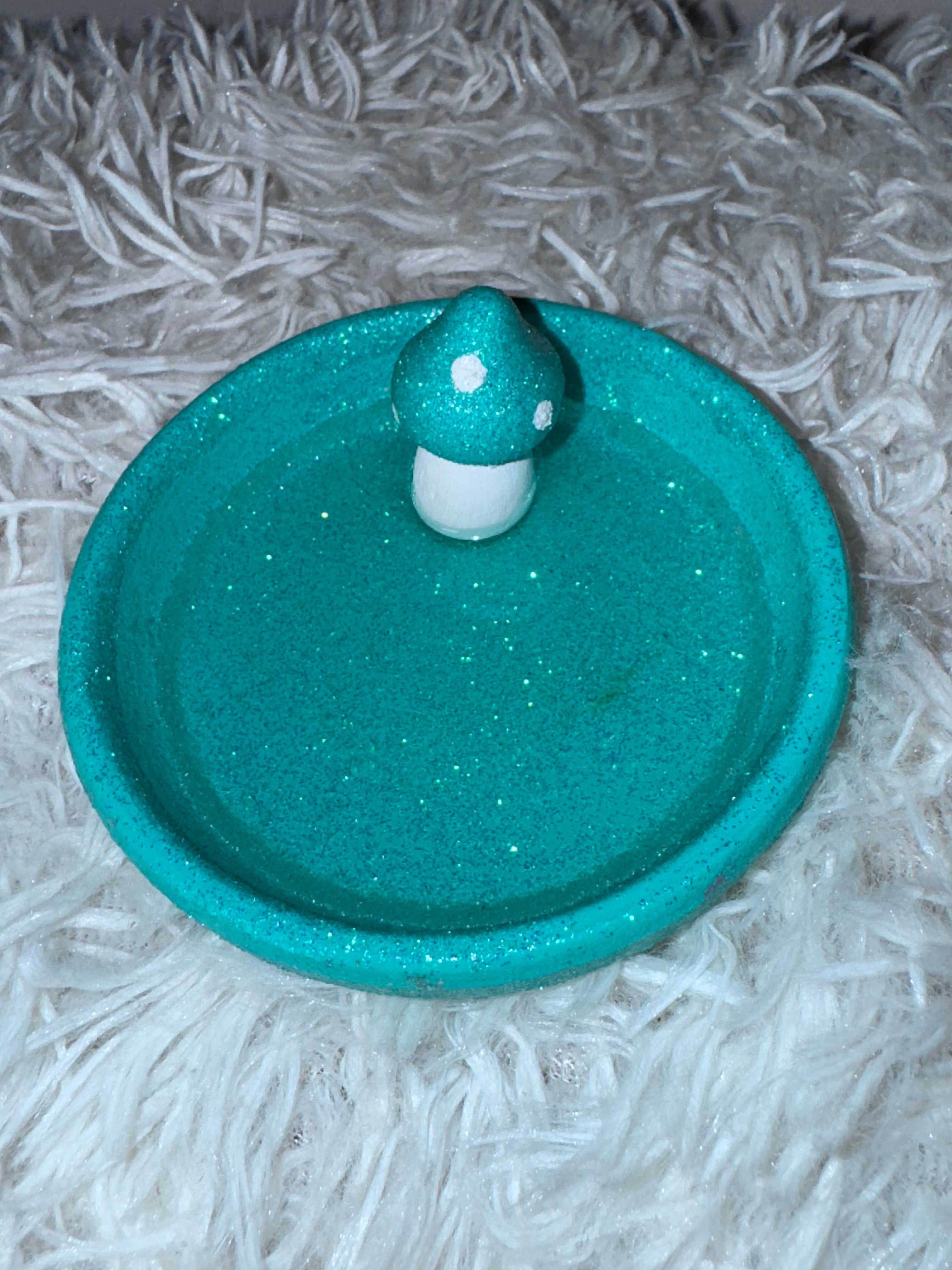 Glitter Mushroom Dish