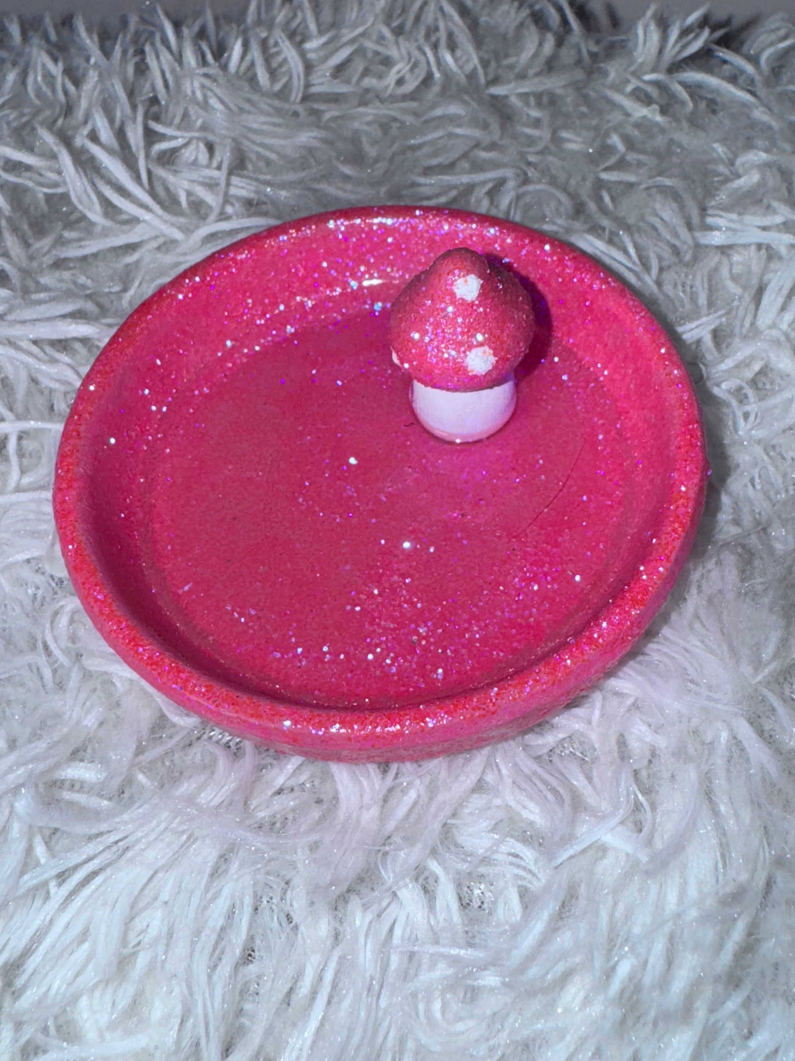 Glitter Mushroom Dish