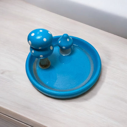 Mushroom Dish | Teal